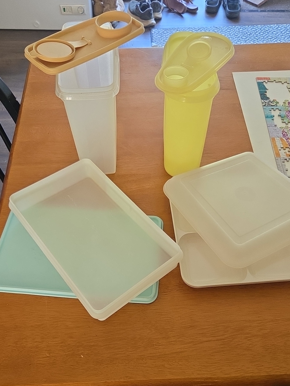 Lot Of Vintage Tupperware Multipurpose Food Storage Containers